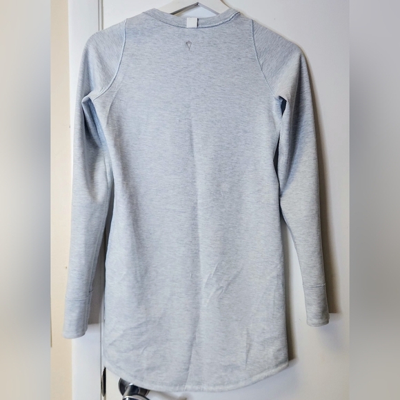 Ivivva By Lululemon Play N' Réversible Dress In Heather Gray Black Blue Size 12 - Picture 10 of 16